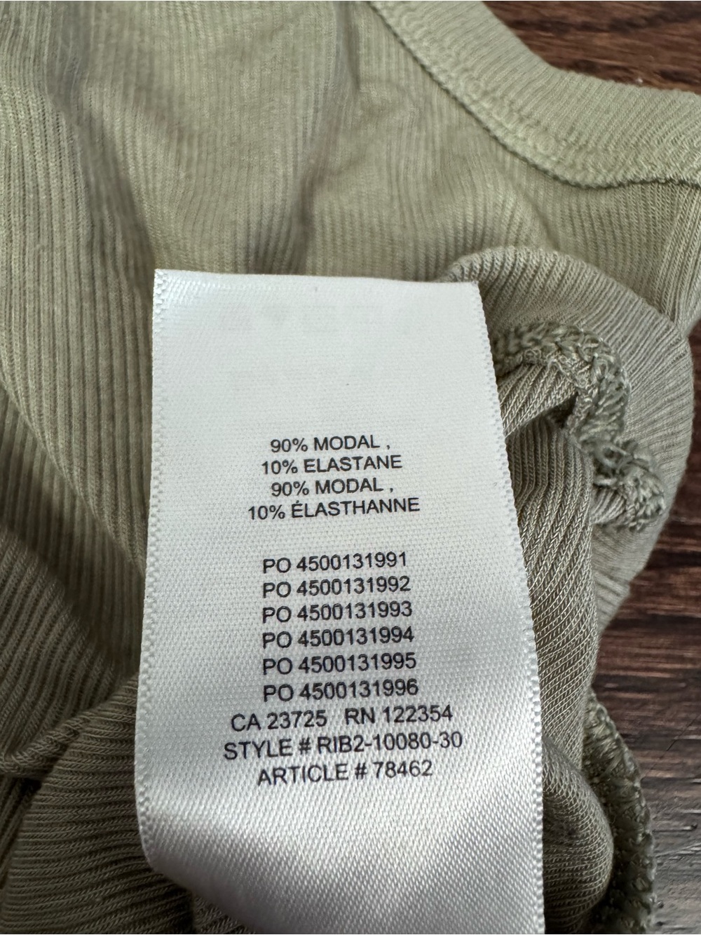 Sunday Best Honor Tank Ribbed High Neck Crop Tank Green Size Medium - Picture 9 of 10